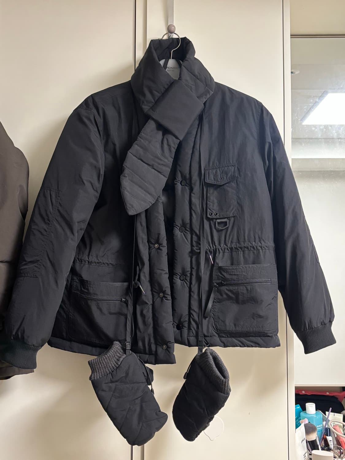 비범스 로브 패딩, 블랙 M 상품이미지1