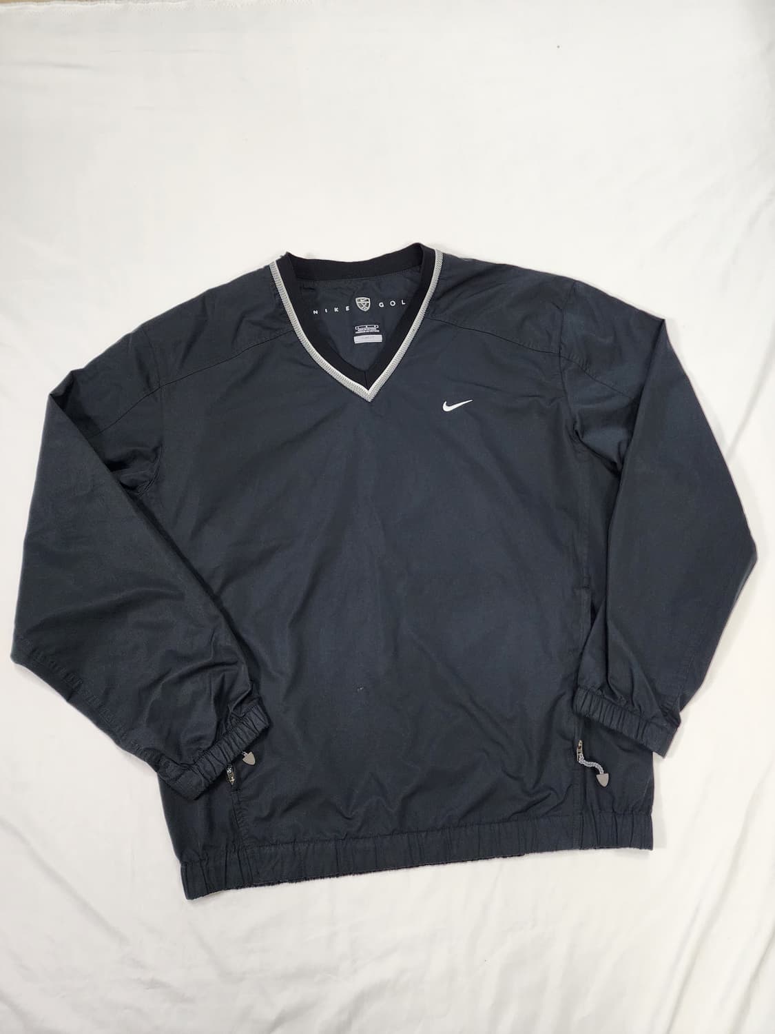 나이키 00s 스우시 V넥 바림막이 블랙 웜업 상품이미지1