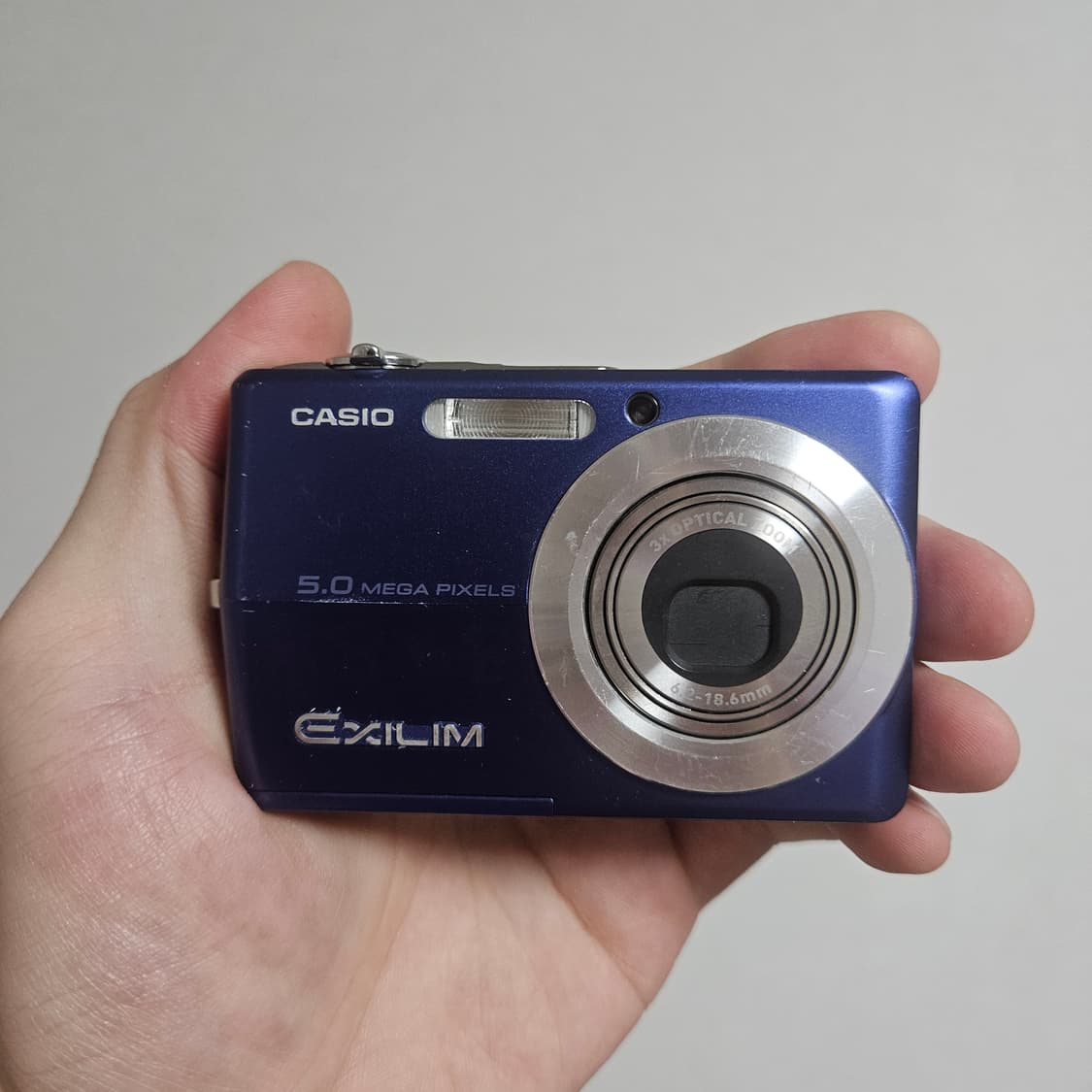 [박스셋] 카시오 엑슬림 EX-Z500 블루 빈티지 디카 디지털카메라 상품이미지1