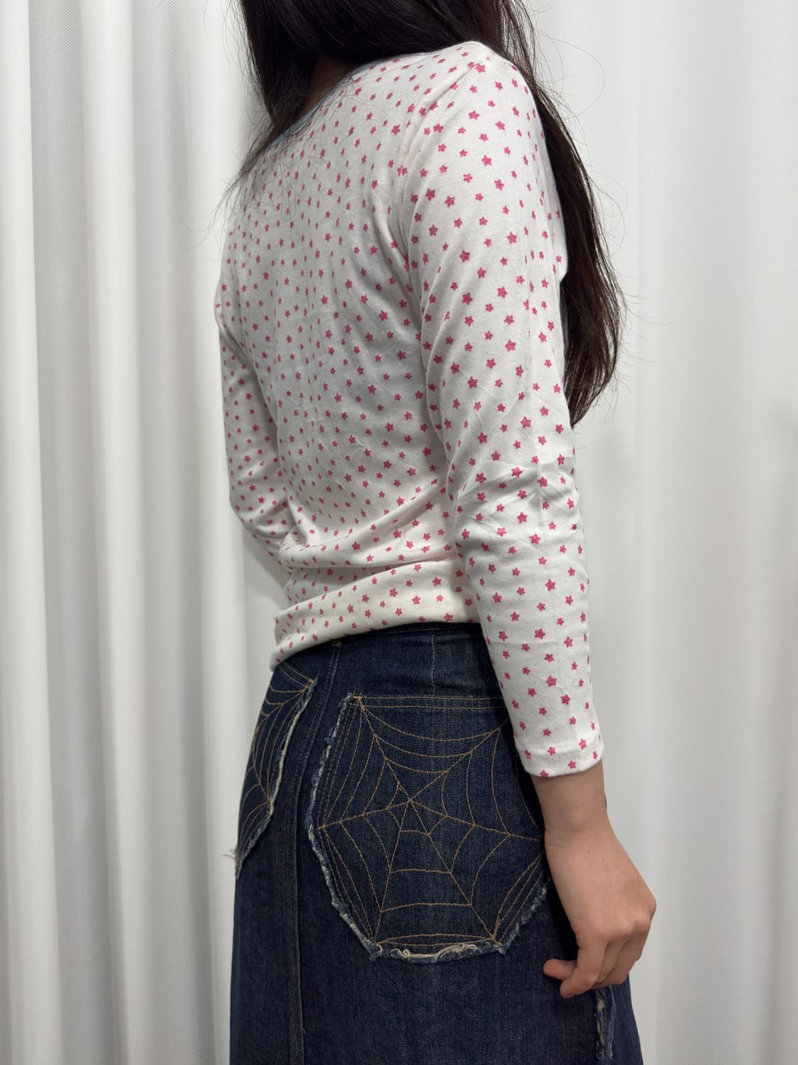 mini star slim top 상품이미지3