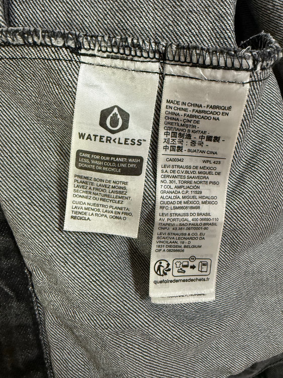 리바이스 타입1 트러커 데님 자켓 블랙 M 상품이미지3