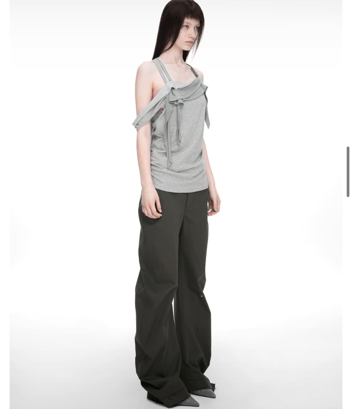 나체 nache RAWCUT CURVED PANTS 상품이미지2