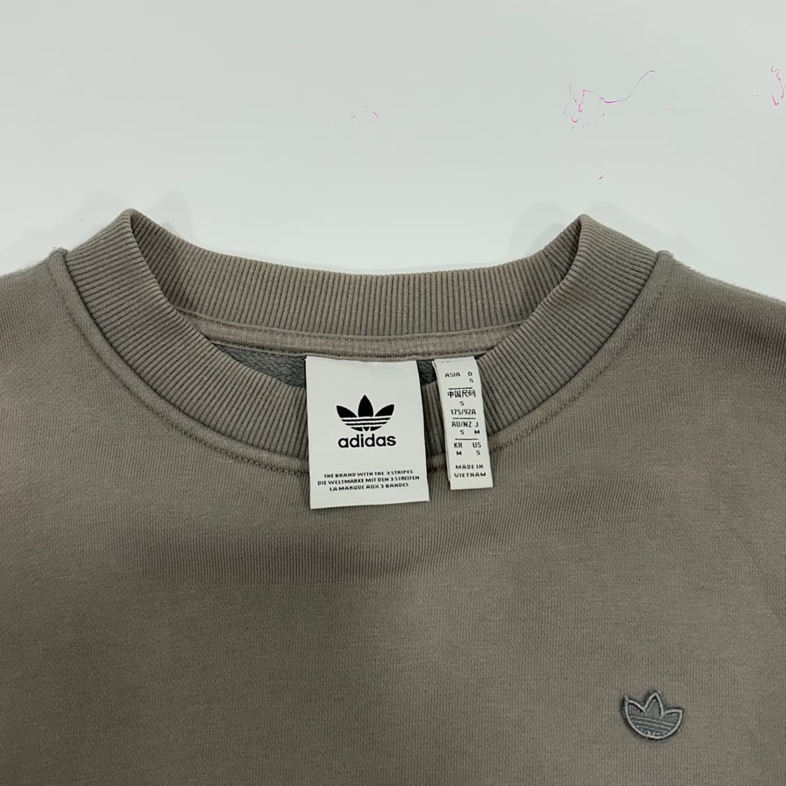 Adidas 아디다스 스몰 파이어버드 베이지그레이 맨투맨 상품이미지5