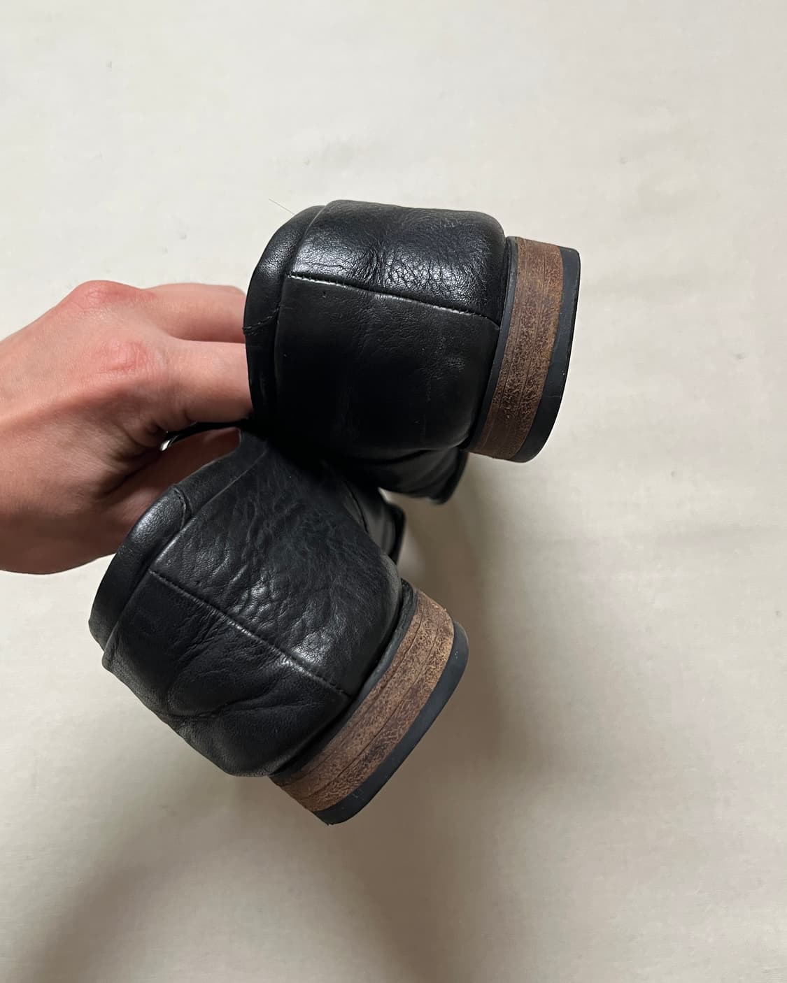 요지야마모토 레이어드 레이스업 슈즈 Y’s yohji yamamoto 상품이미지6