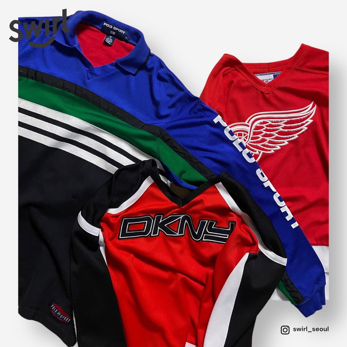 🌊Polo sports “Pepsi” Rugby shirts 상품이미지3
