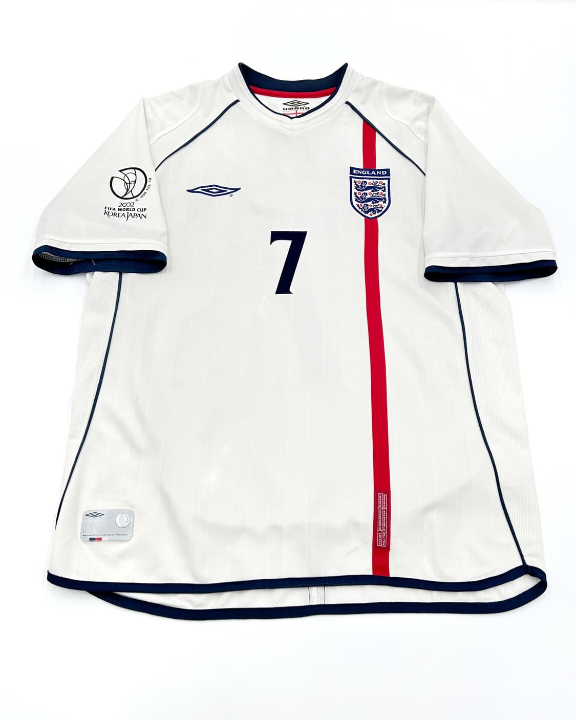엄브로 01-03 잉글랜드 홈 2002 월드컵 킷 데이비드 베컴 상품이미지4