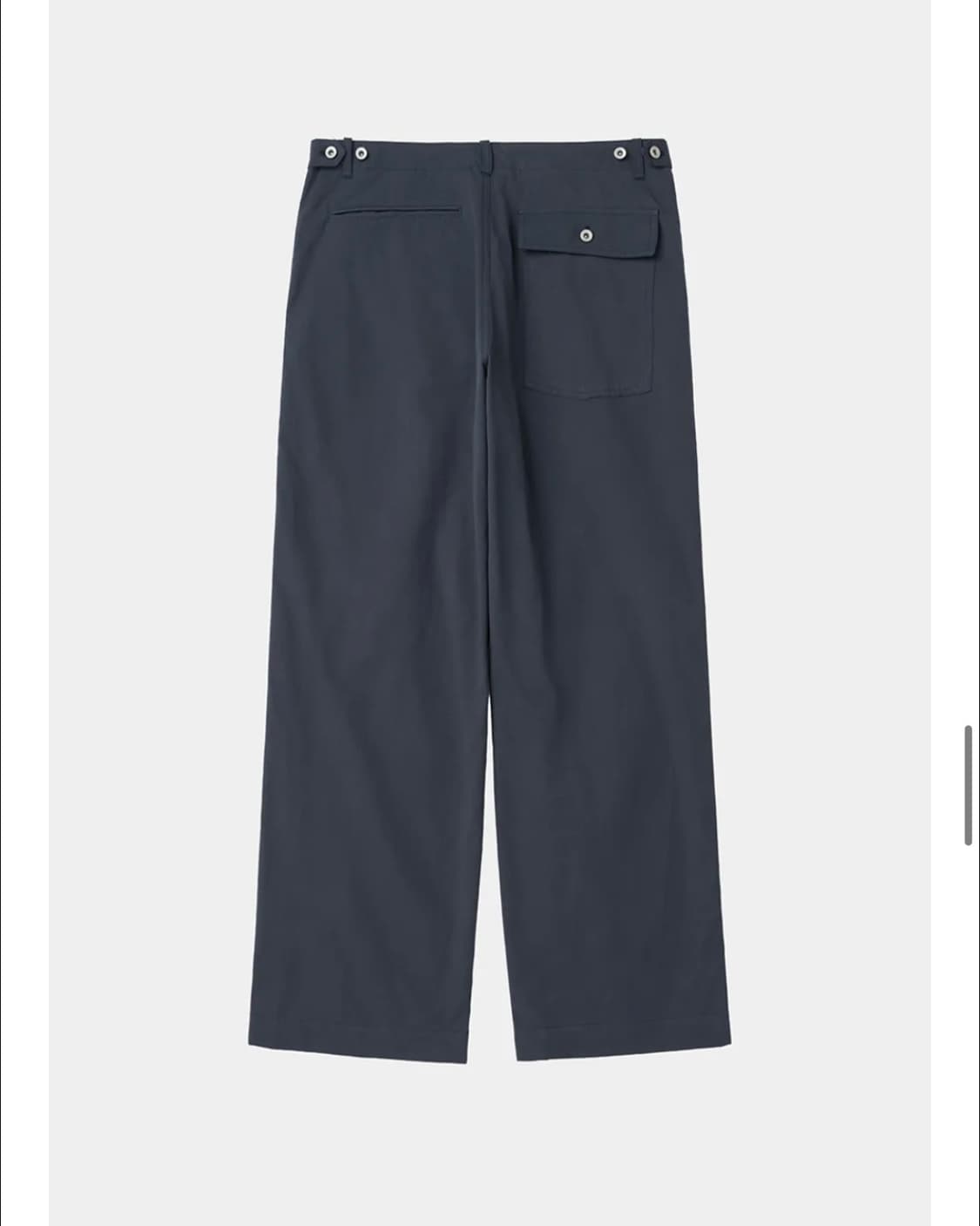 Kangjungseok 퍼티그팬츠 네이비 30사이즈(새상품) 상품이미지3