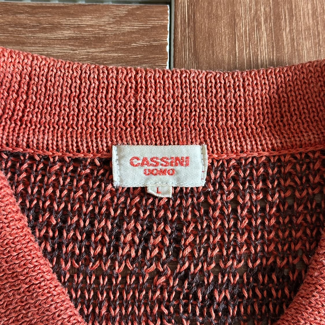 Cassini Uomo linen collar 1/2 knit 상품이미지7