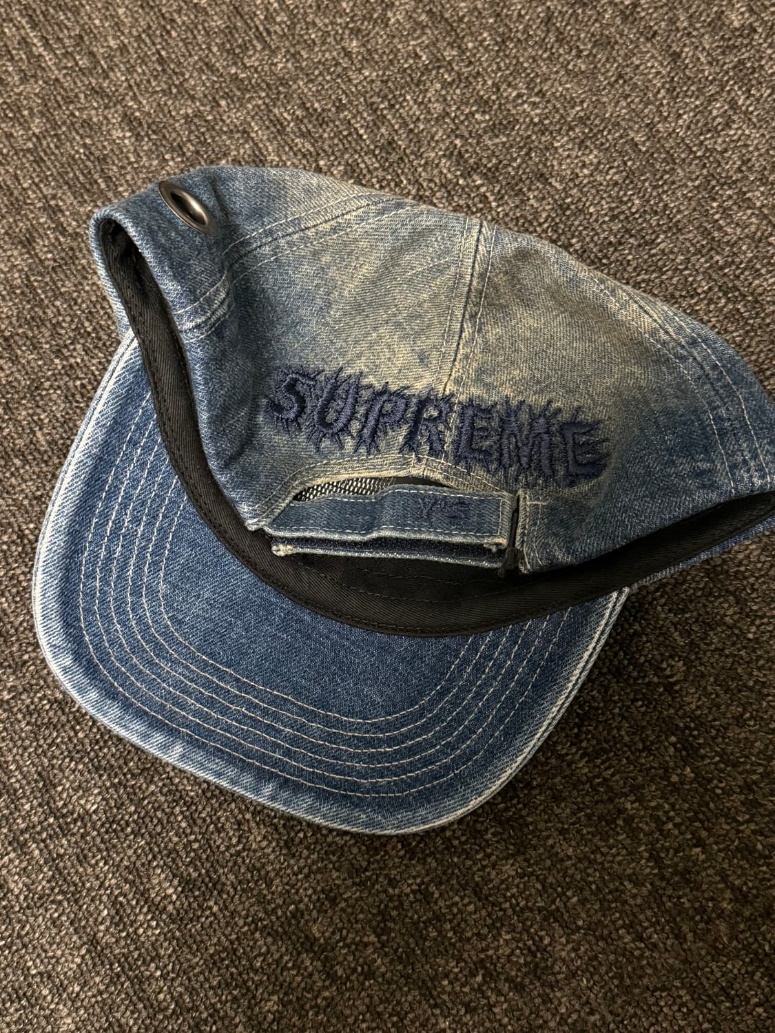 슈프림 x Y's 바이 요지 야마모토 그로밋 6-패널 워시드 블루 - 2 상품이미지2