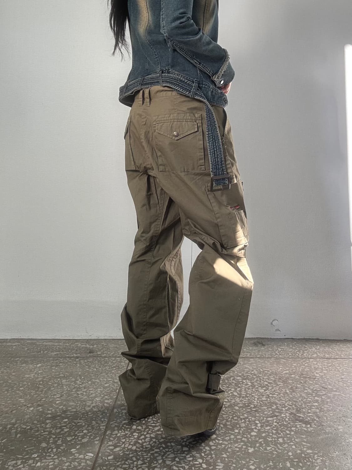 카키 카고 팬츠 상품이미지2