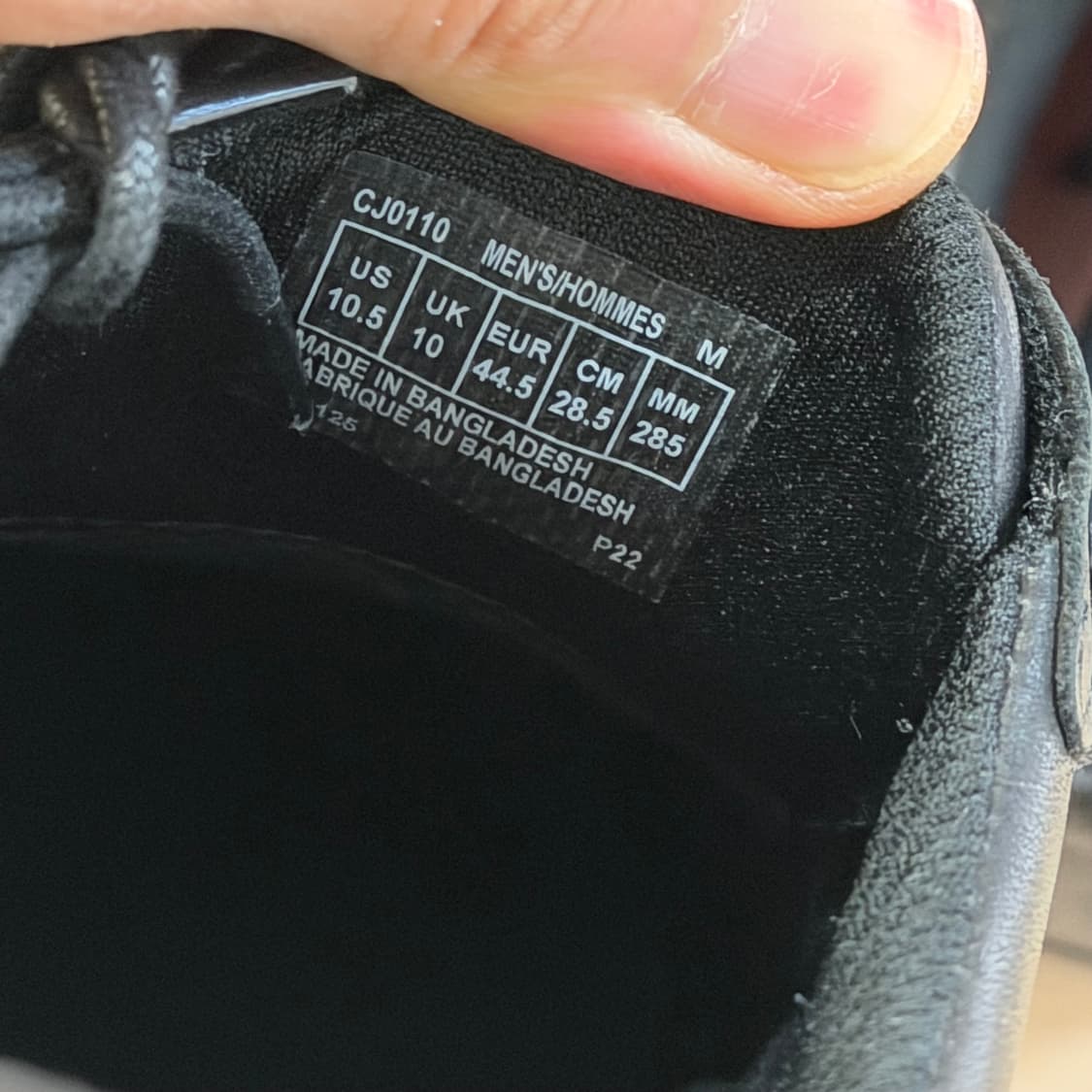 락포트 토탈모션 알곤퀸 스플릿토 블러처 구두 블랙 10.5M 상품이미지5