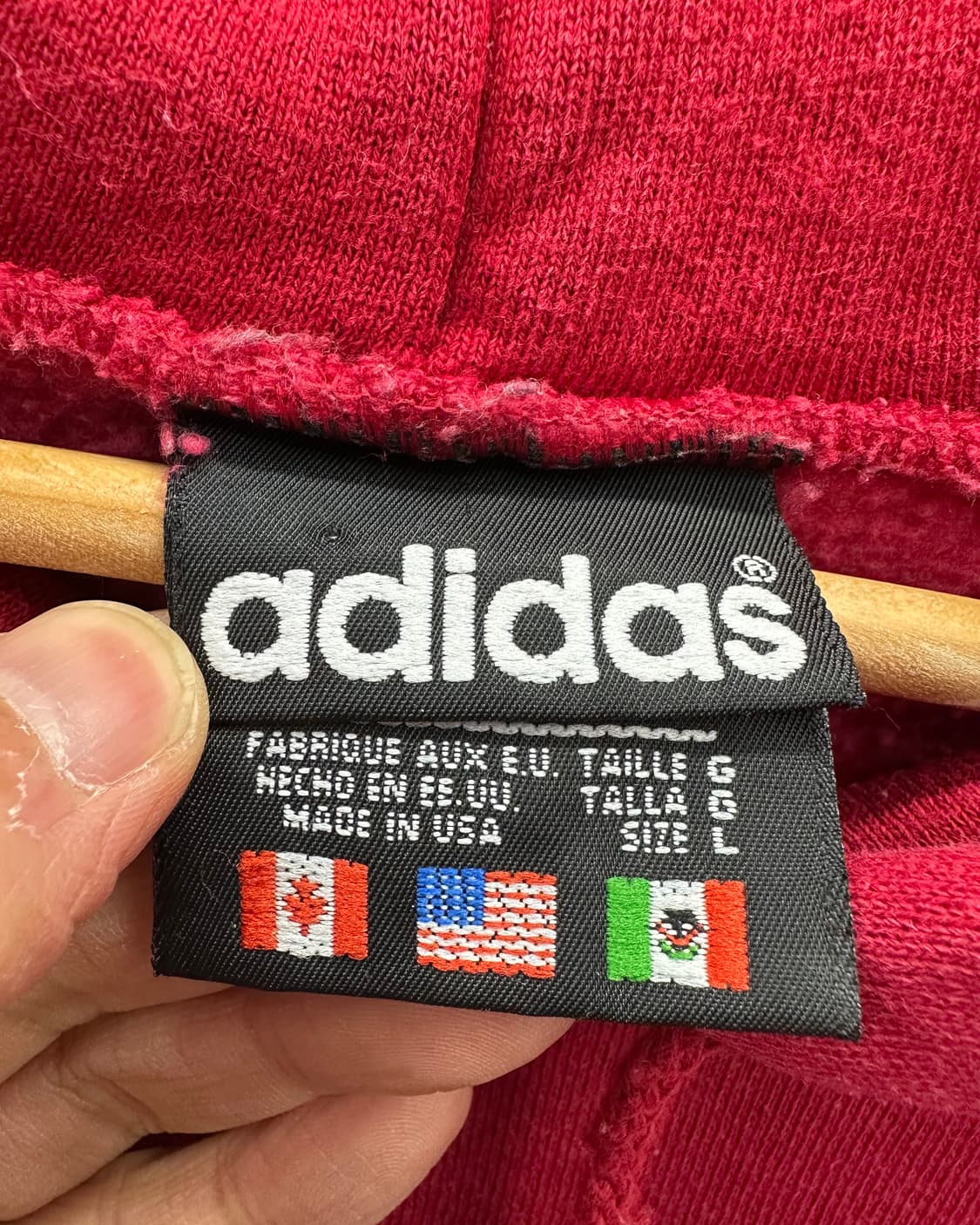 (큰XL)80~90'S 아디다스 USA 후드-M1557 상품이미지5