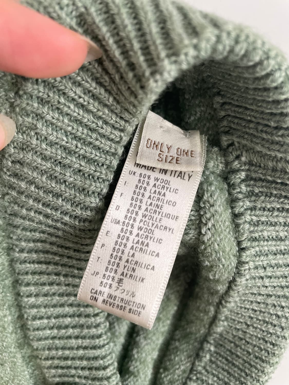 Diesel 버튼 포인트 비니 상품이미지8