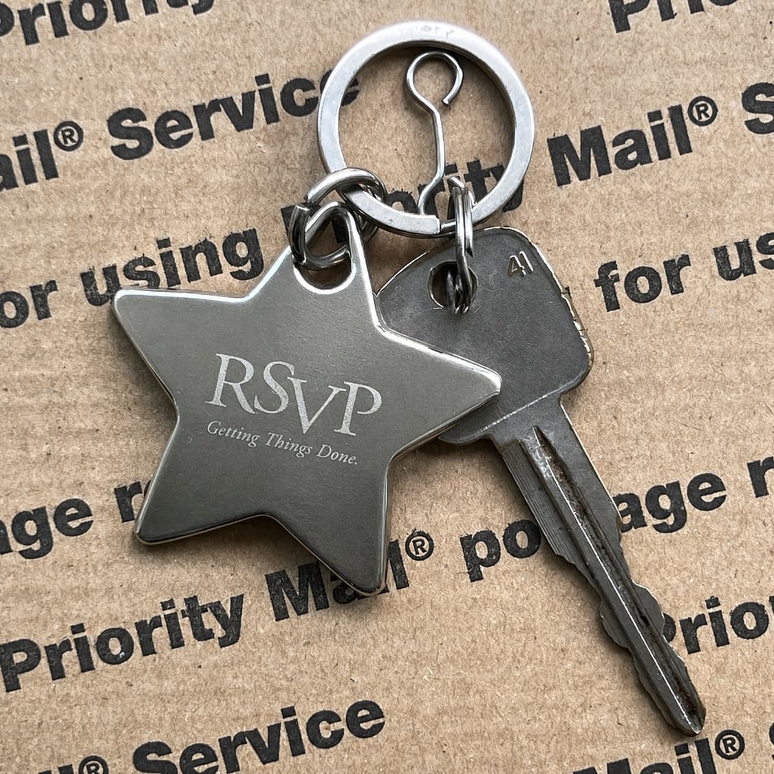 90s vtg RSVP Star Keyring 상품이미지2