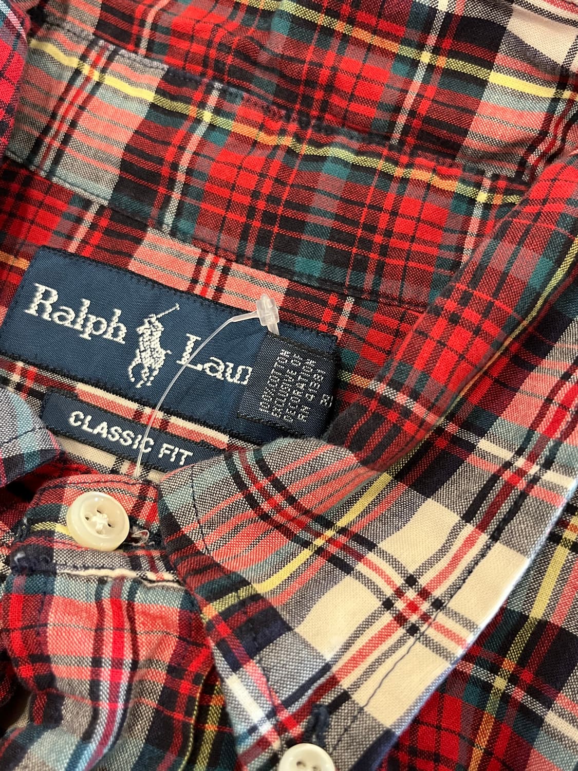 Polo RL 폴로 랄프로렌 CLASSIC FIT 체크 반팔 셔츠 상품이미지6