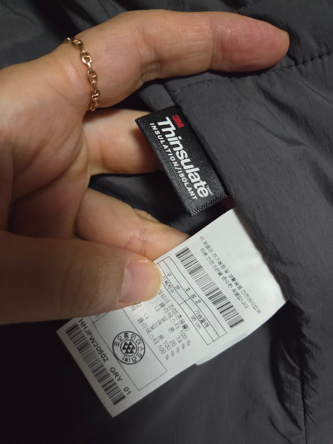 하이드아웃 남성 뽀글이 집업 M  상품이미지9