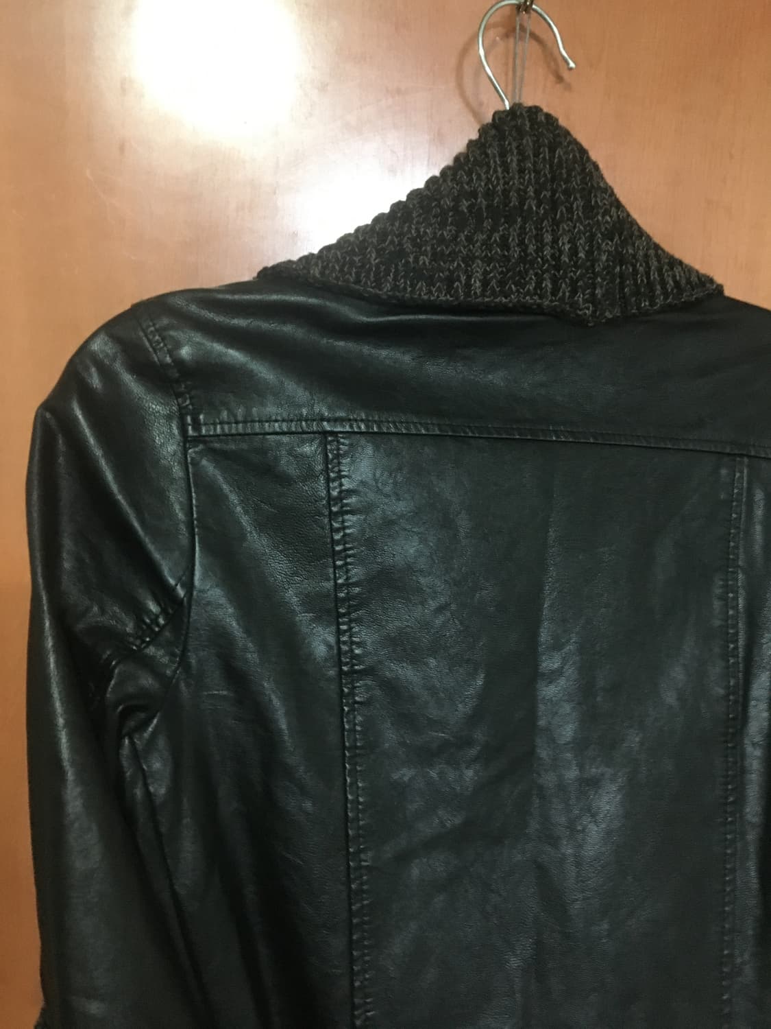 Black leather jacket  상품이미지4