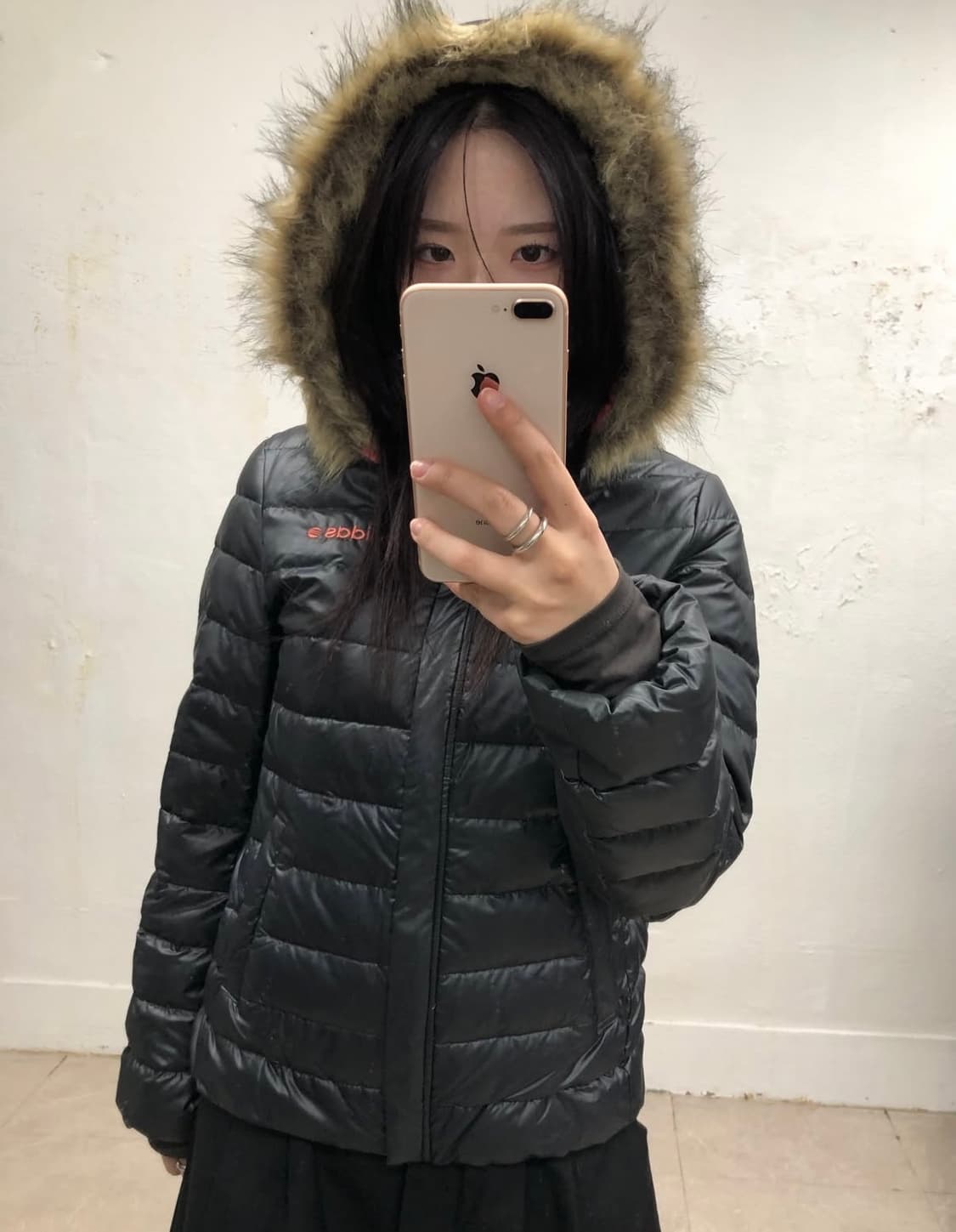 아디다스 퍼후드 경량 패딩 상품이미지1