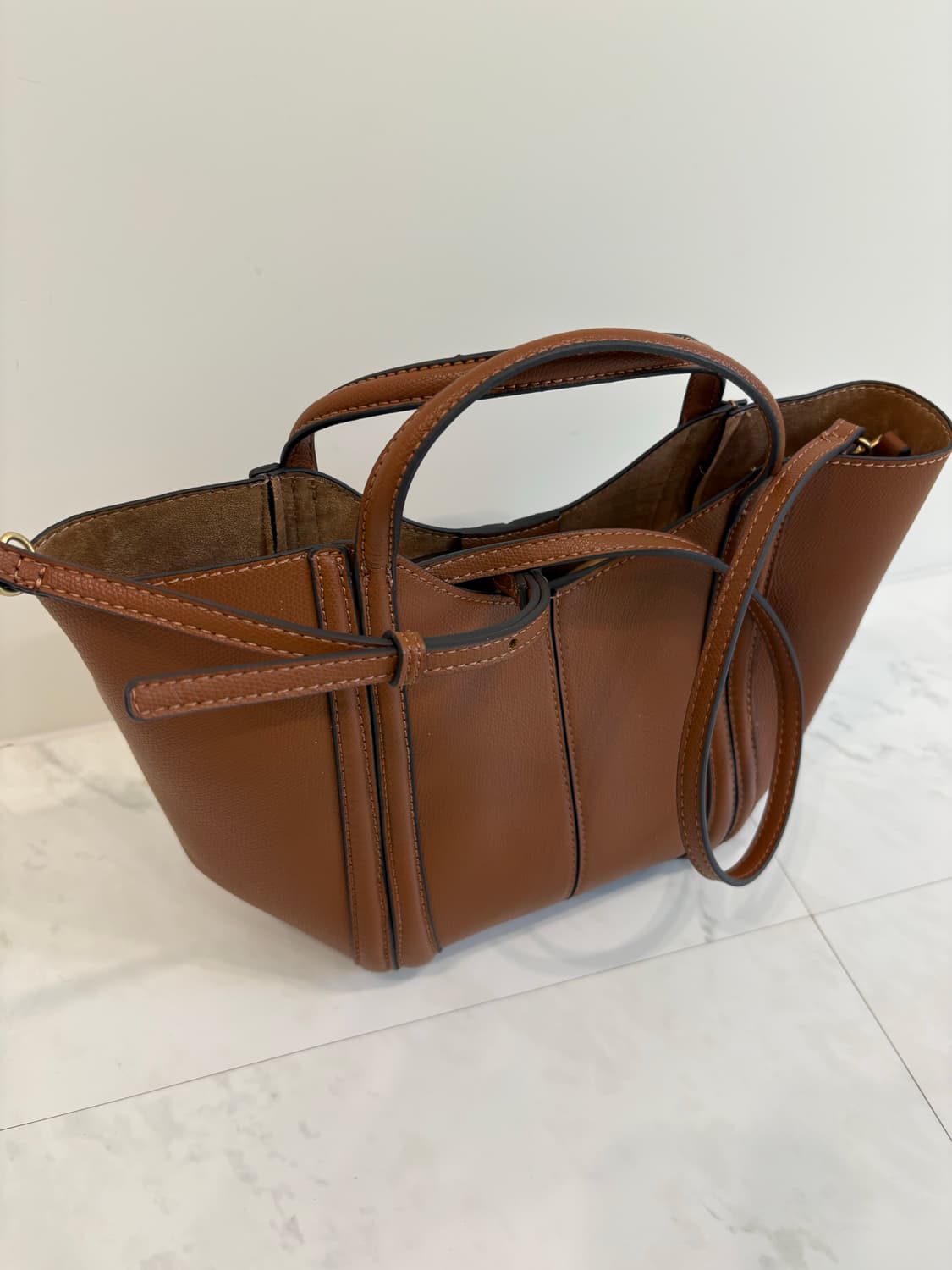 zara topstitch mini city bag 상품이미지2