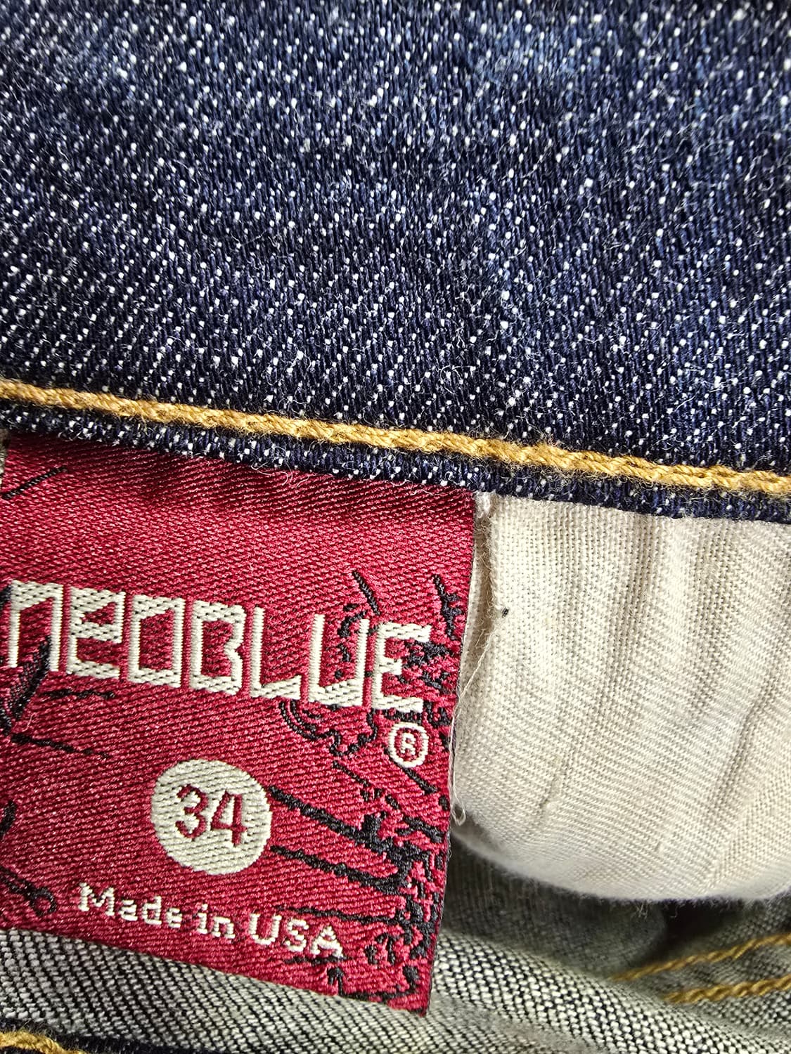 네오블루 데미지 워싱 데님 청바지 (1671) 상품이미지5