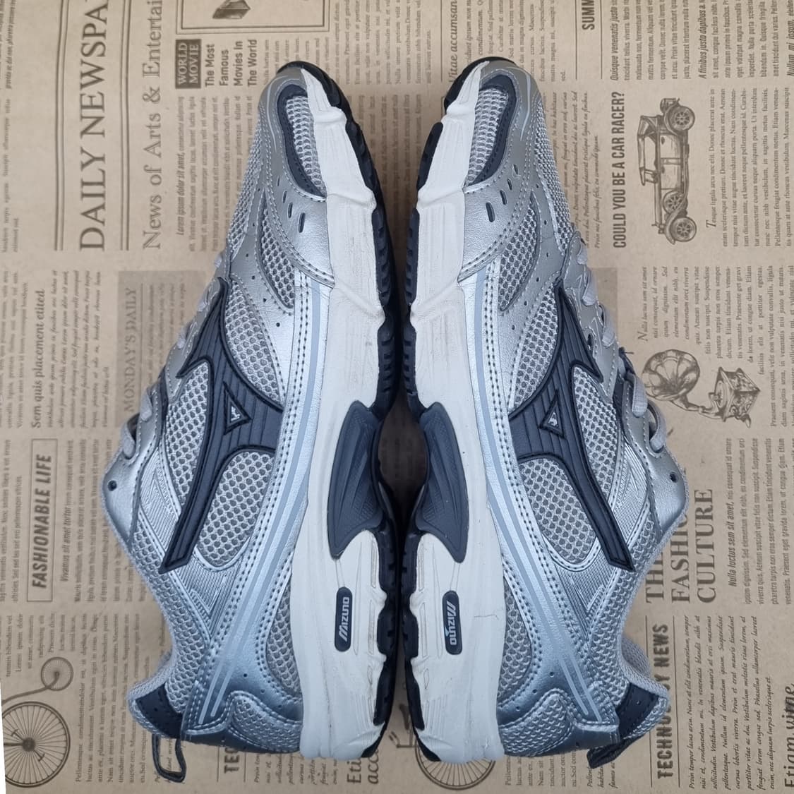 미즈노 MXR 실버 메쉬 런닝화 260 상품이미지5