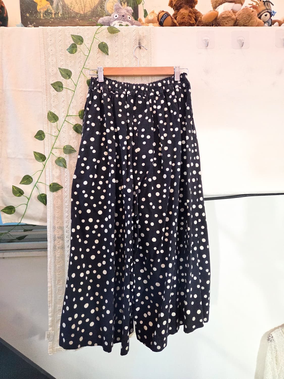 도트 와이드 팬츠 상품이미지6