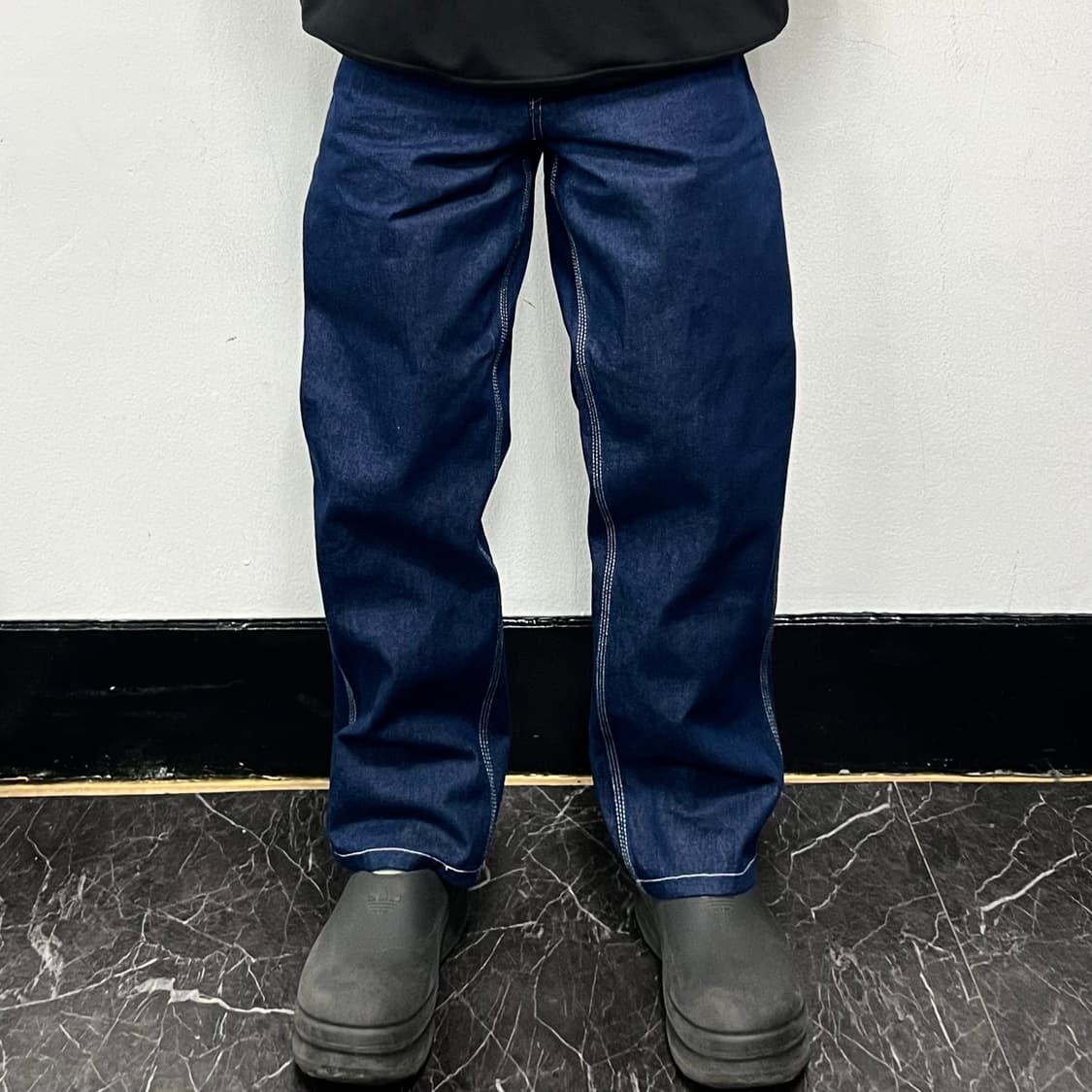 칼하트 WIP 데님 진청 워크 팬츠 상품이미지2