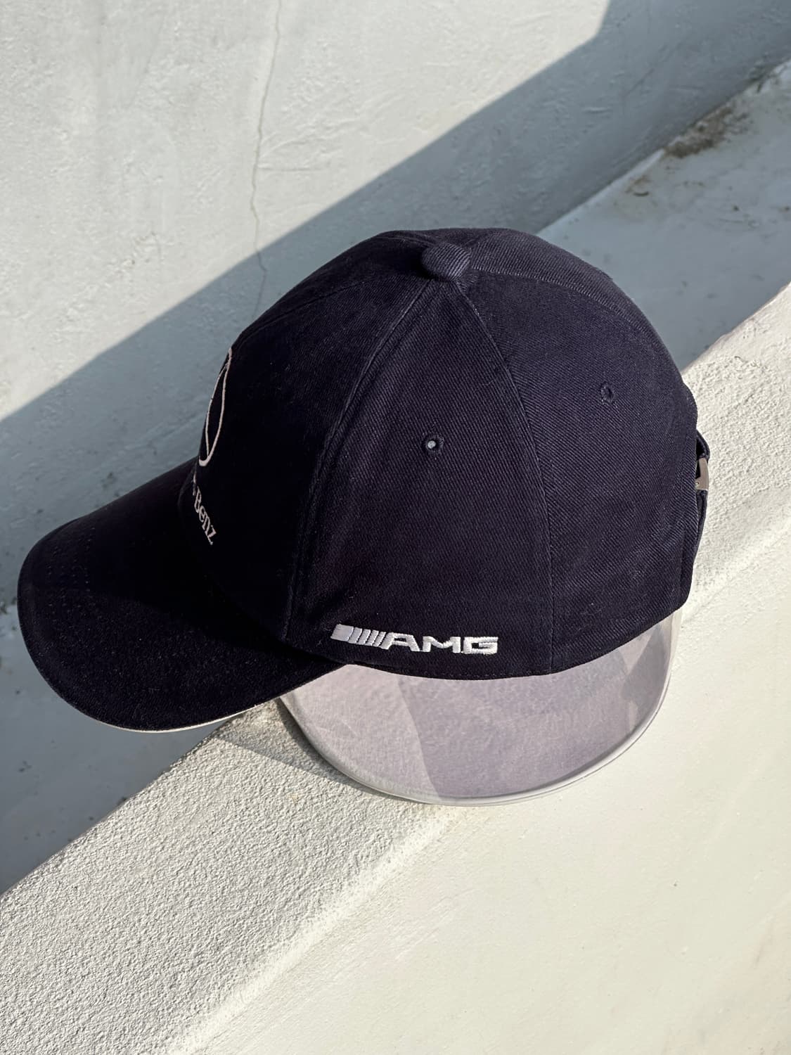 [F] 메르세데스 벤츠 로고 다크네이비 볼캡 모자 상품이미지3