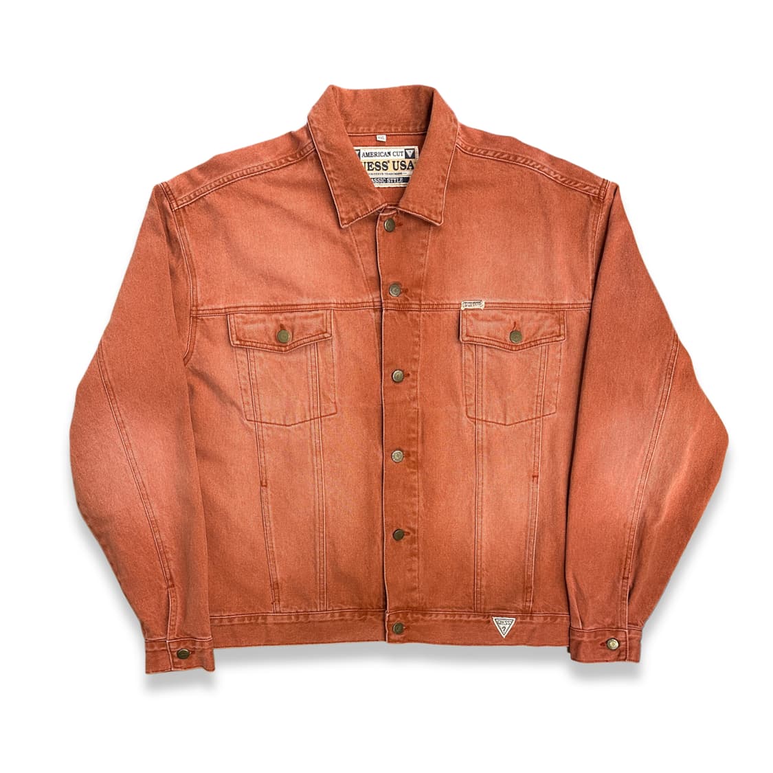 90s Guess by Georges Marciano 데님자켓 XXL 상품이미지1