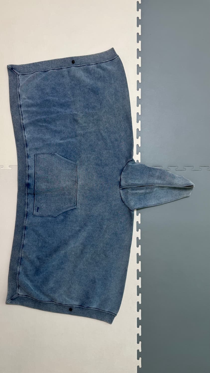 끌로에 인디고 워시드 후드 판초 판매합니다 상품이미지1