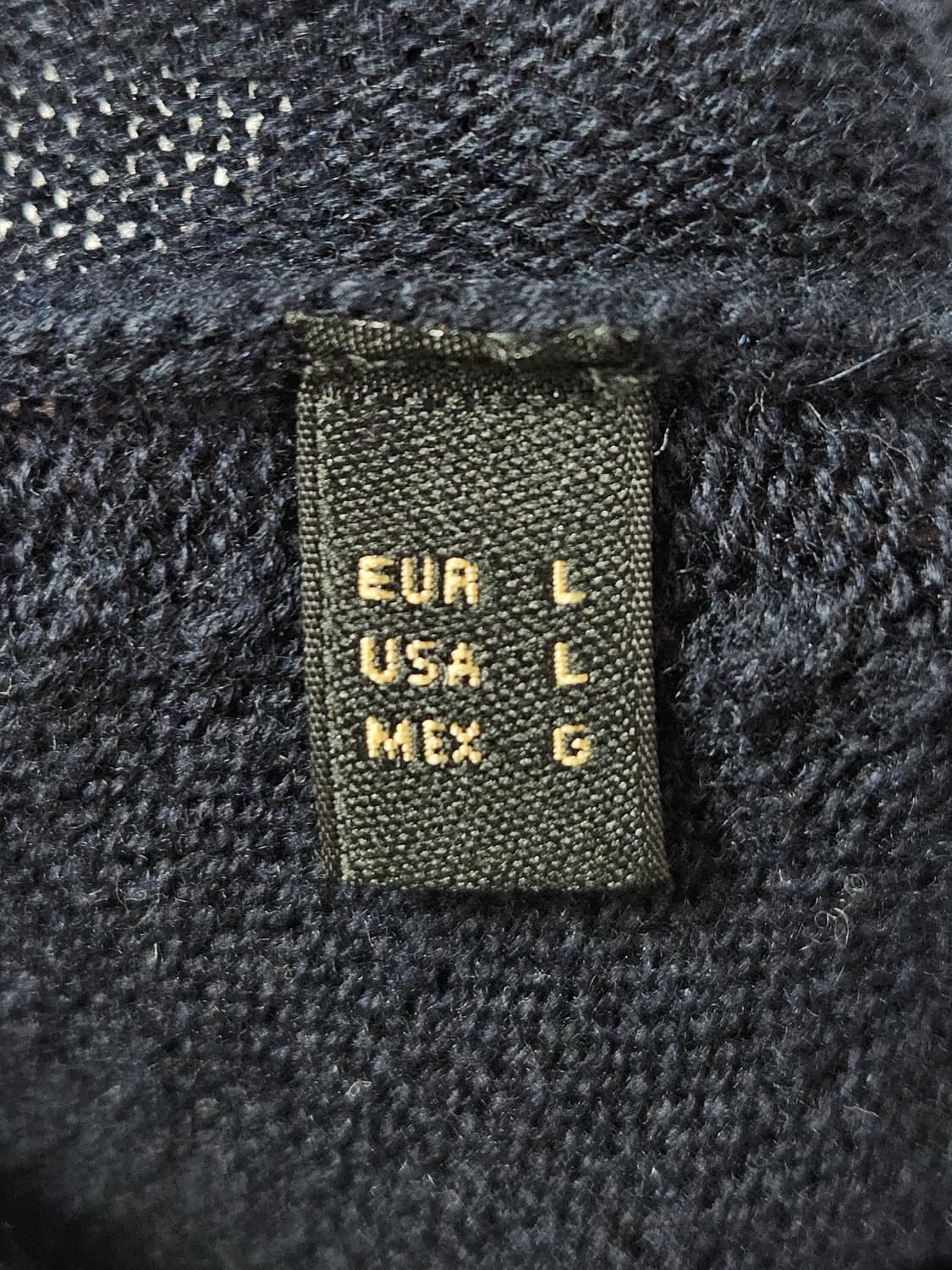 마시모두띠 메리노울 니트 스웨터 라운드넥 옴므 L 상품이미지4