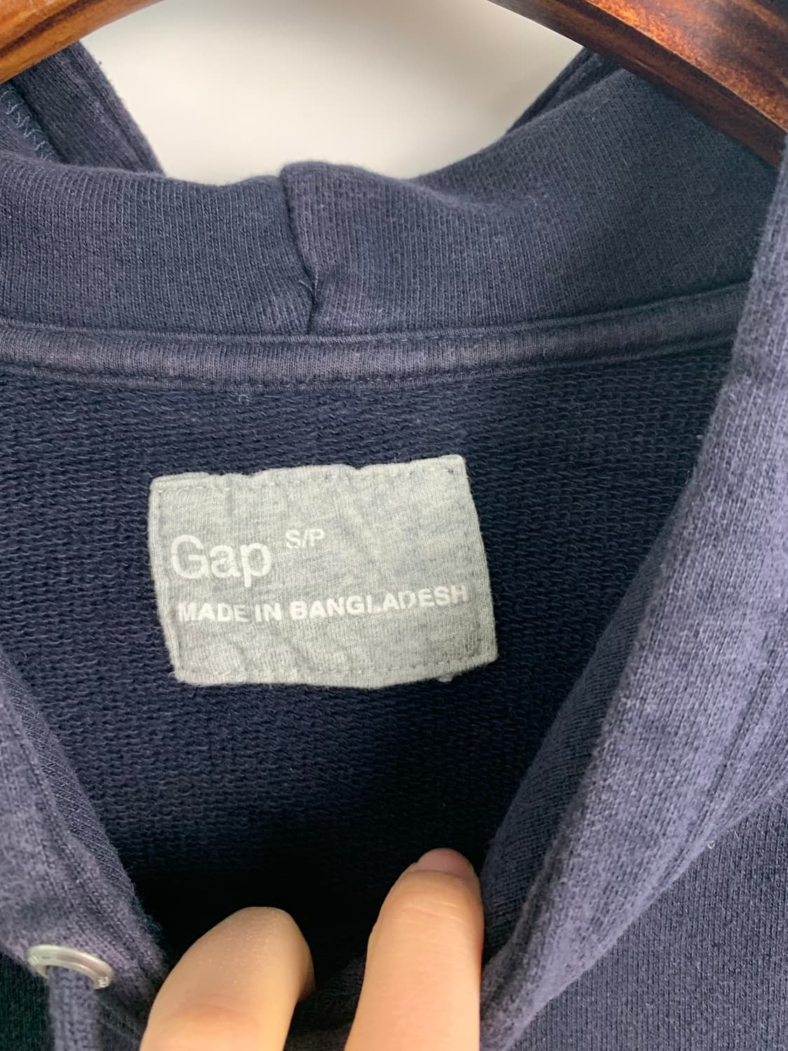 Gap 갭 블랙 후드티 상품이미지6