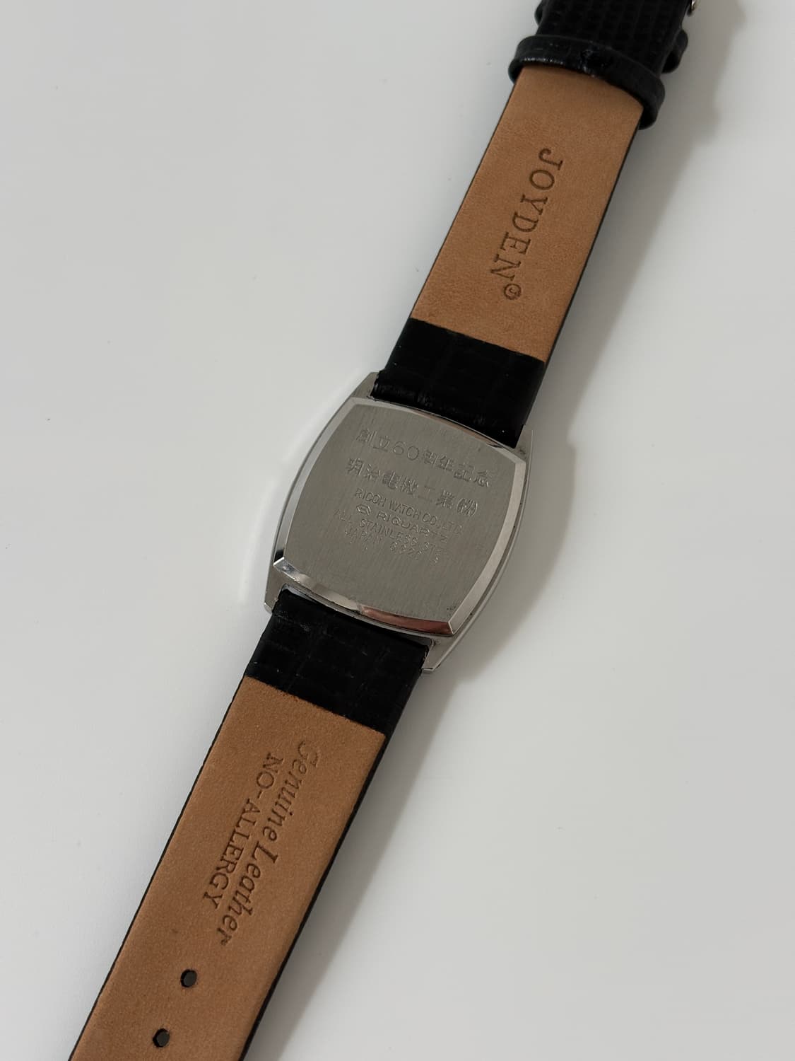 리코 RICOH 빈티지 시계 1980년대 커브드 스퀘어 탱크 리쿼츠 상품이미지7
