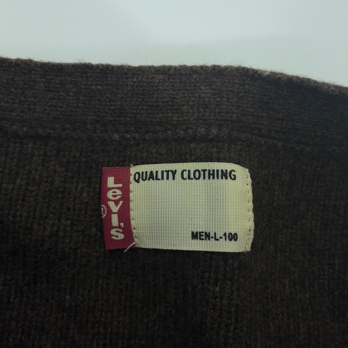 Levi‘s  리바이스 90,s 레드탭 헨리넥 하프버튼 니트 상품이미지7