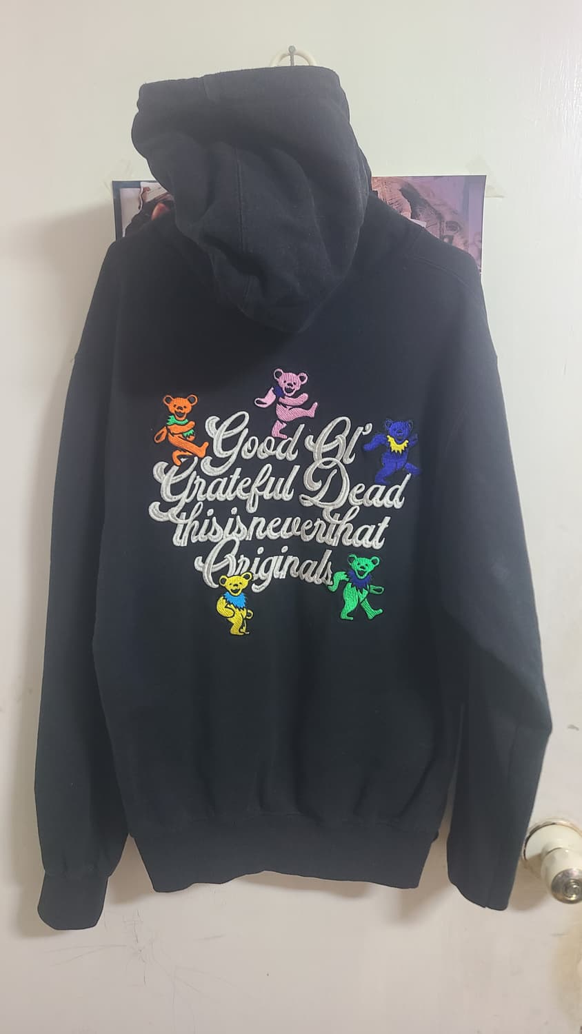 디스이즈네버댓X그레이트풀데드 굿 Ol' 댄싱 베어 후드 상품이미지3