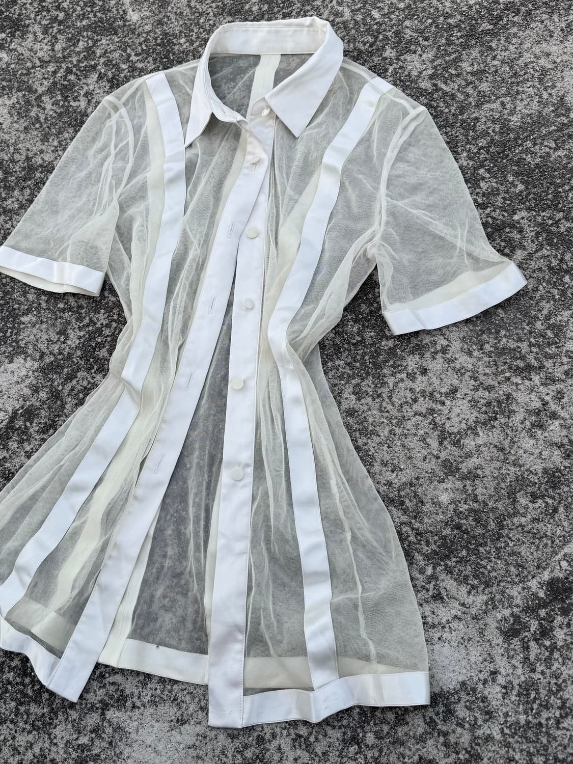 Seethrough shirt 상품이미지4