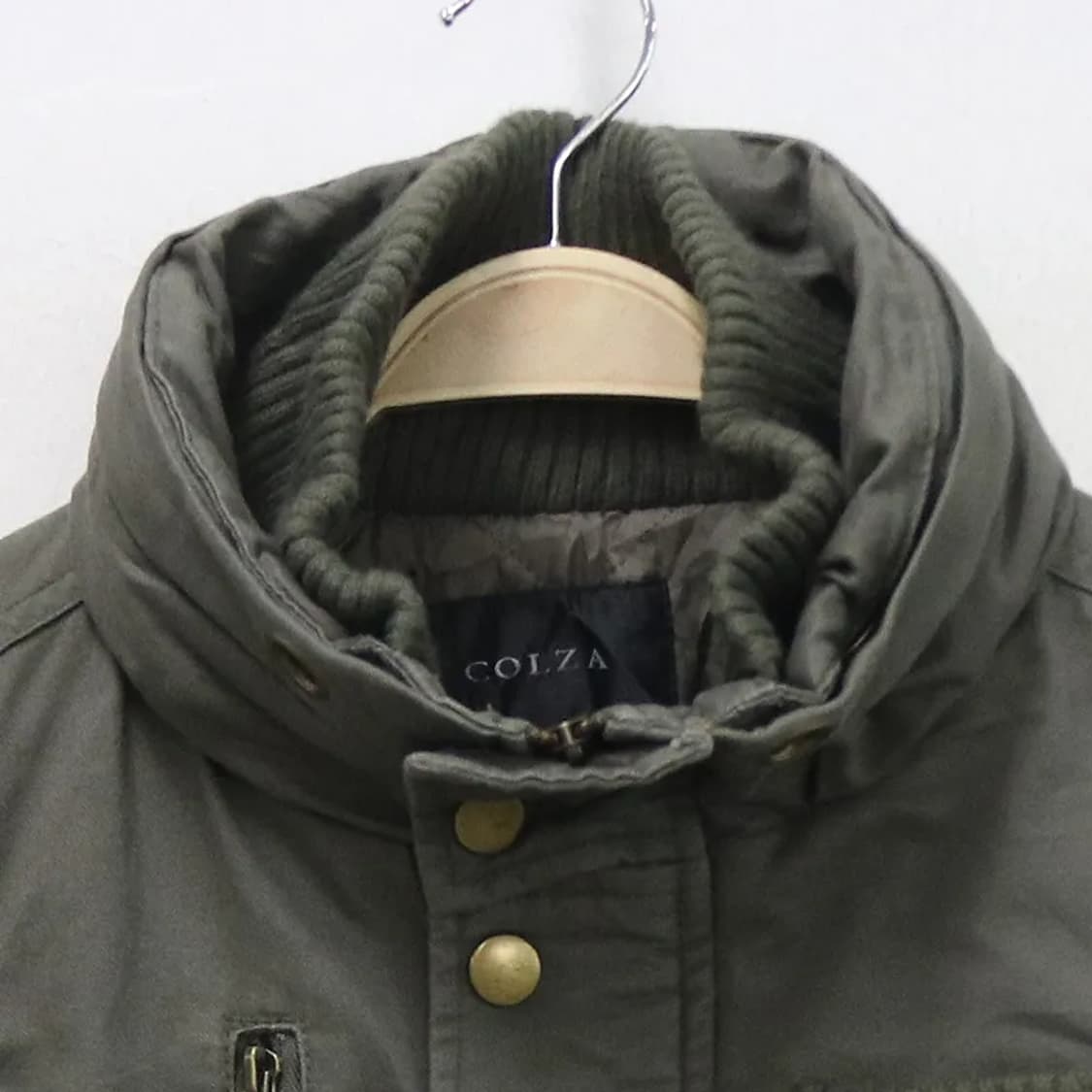 코르자  하이넥 카키 야상 자켓 61056 상품이미지3