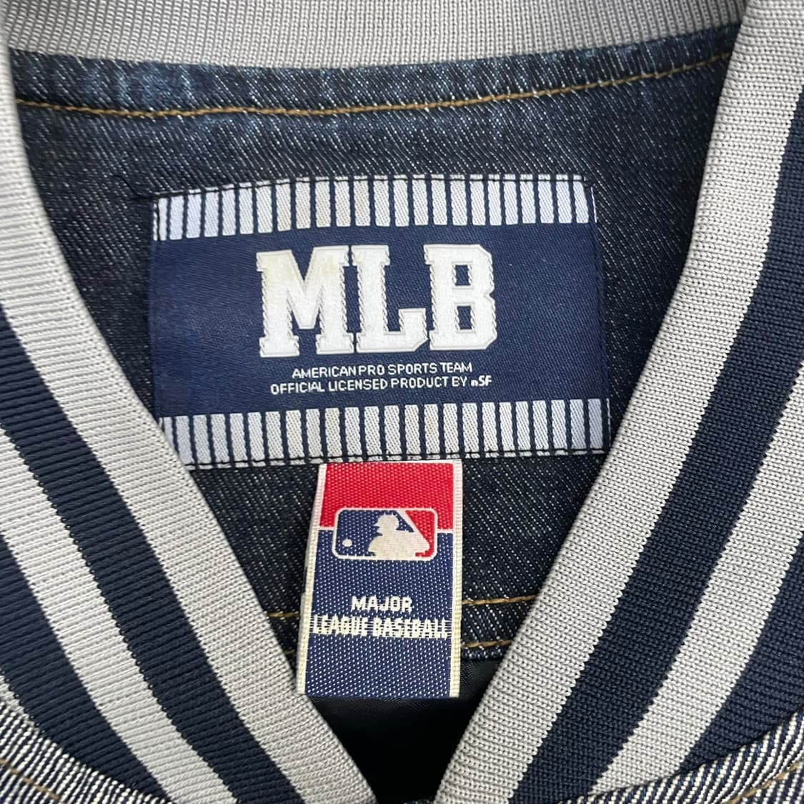 MLB 00s 양키즈 베이스볼 데님 자켓 상품이미지4