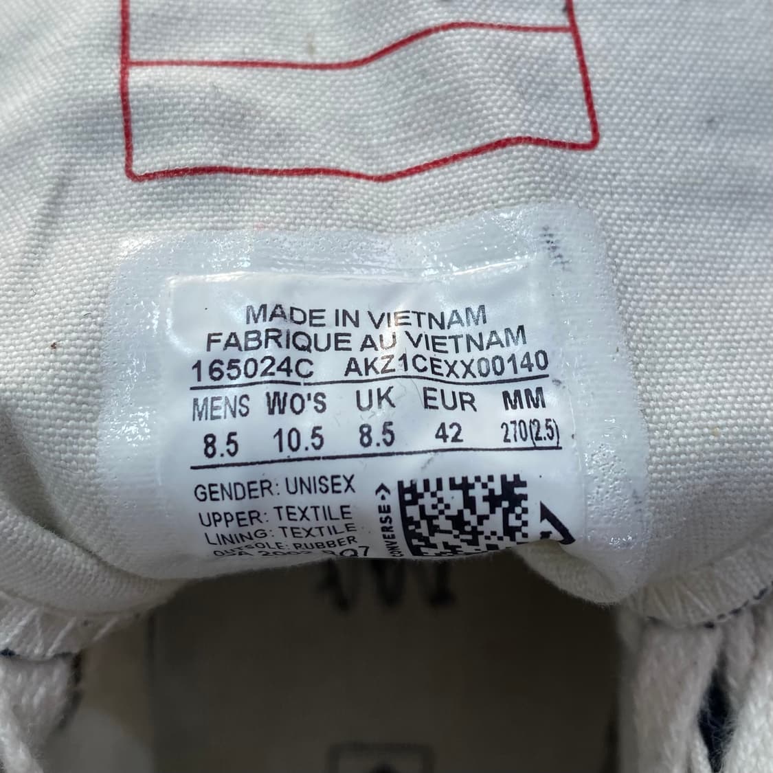 컨버스 척 70 하이 '아카이브 프레임' (불꽃 컨버스) 상품이미지5