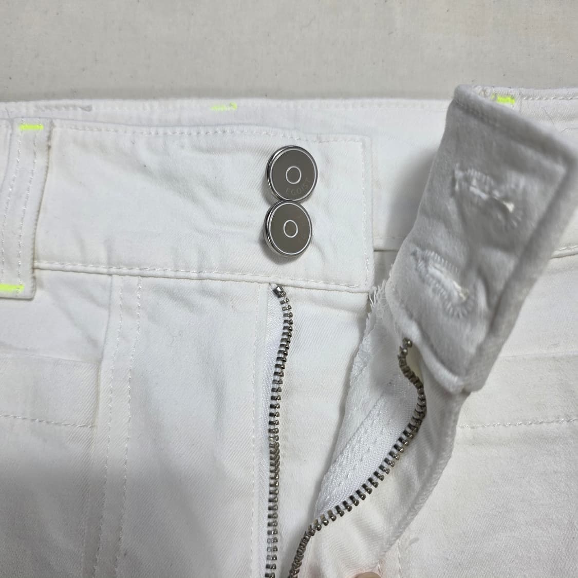 1171 에고이스트 화이트 스판 데님 / 55 / 세미부츠컷핏 상품이미지8