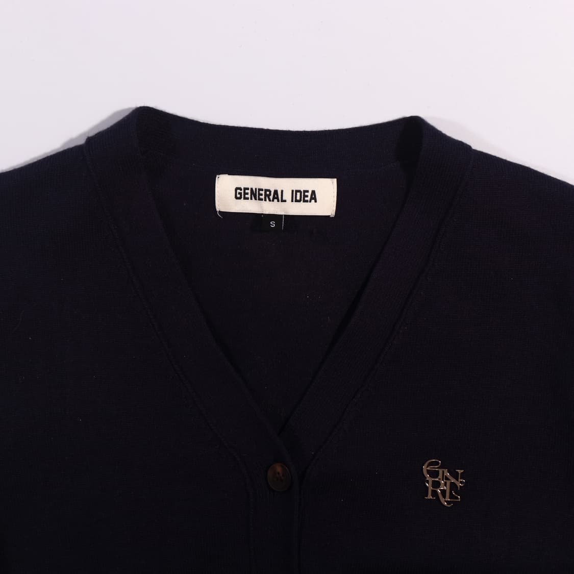 general IDEA 참 로고 가디건 B502 상품이미지2