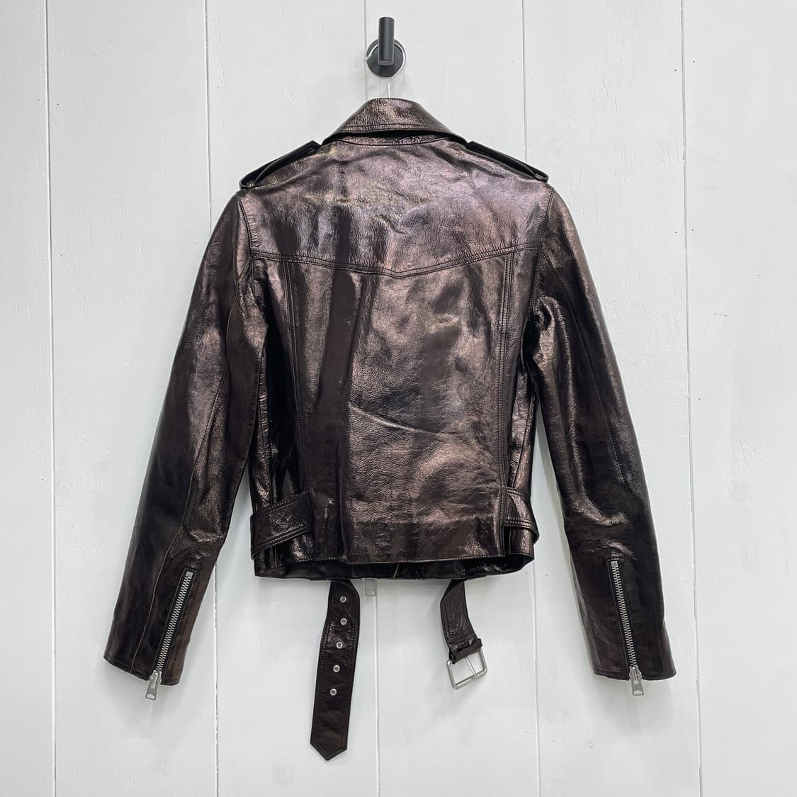 올세인츠 RIGBY PAYTON 바이커 자켓 브론즈 세미슬림핏 상품이미지6