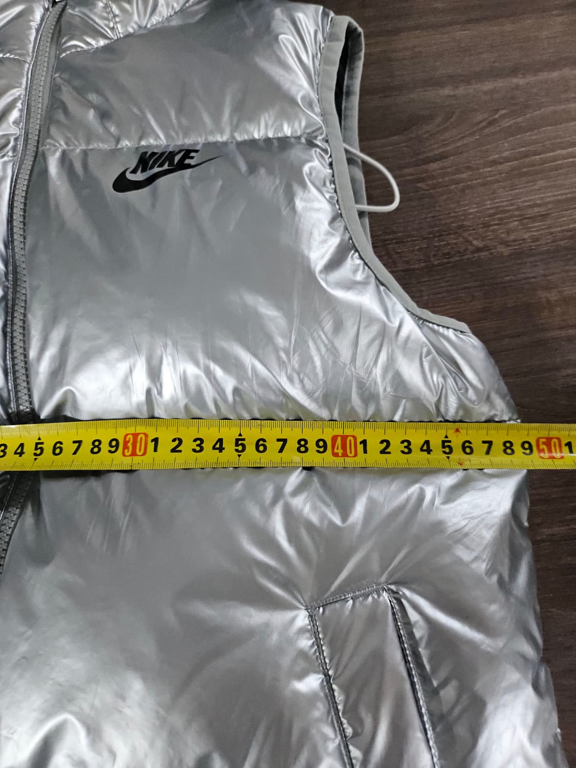 나이키 실버 샤이닝 다운 패딩 조끼 베스트 키즈  L  여성 55가능 상품이미지9