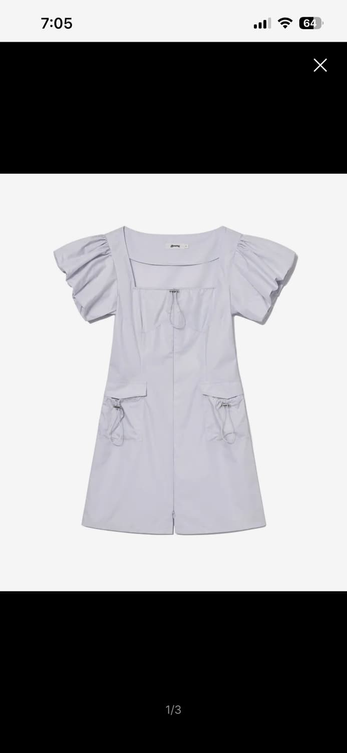 글로니 DETROIT PUFF DRESS Baby blue 상품이미지1