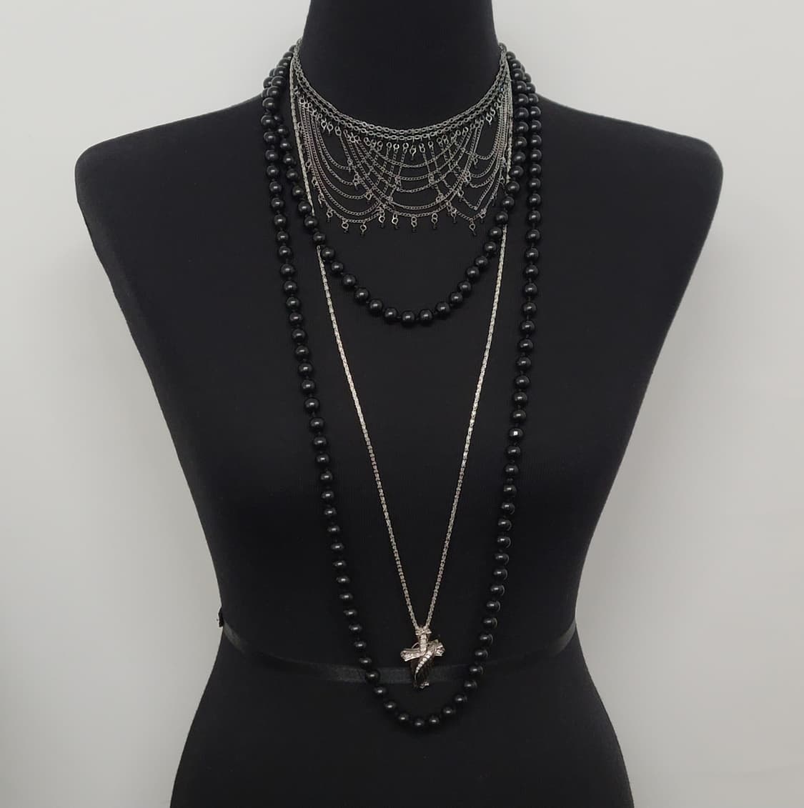 cross necklace set 상품이미지1