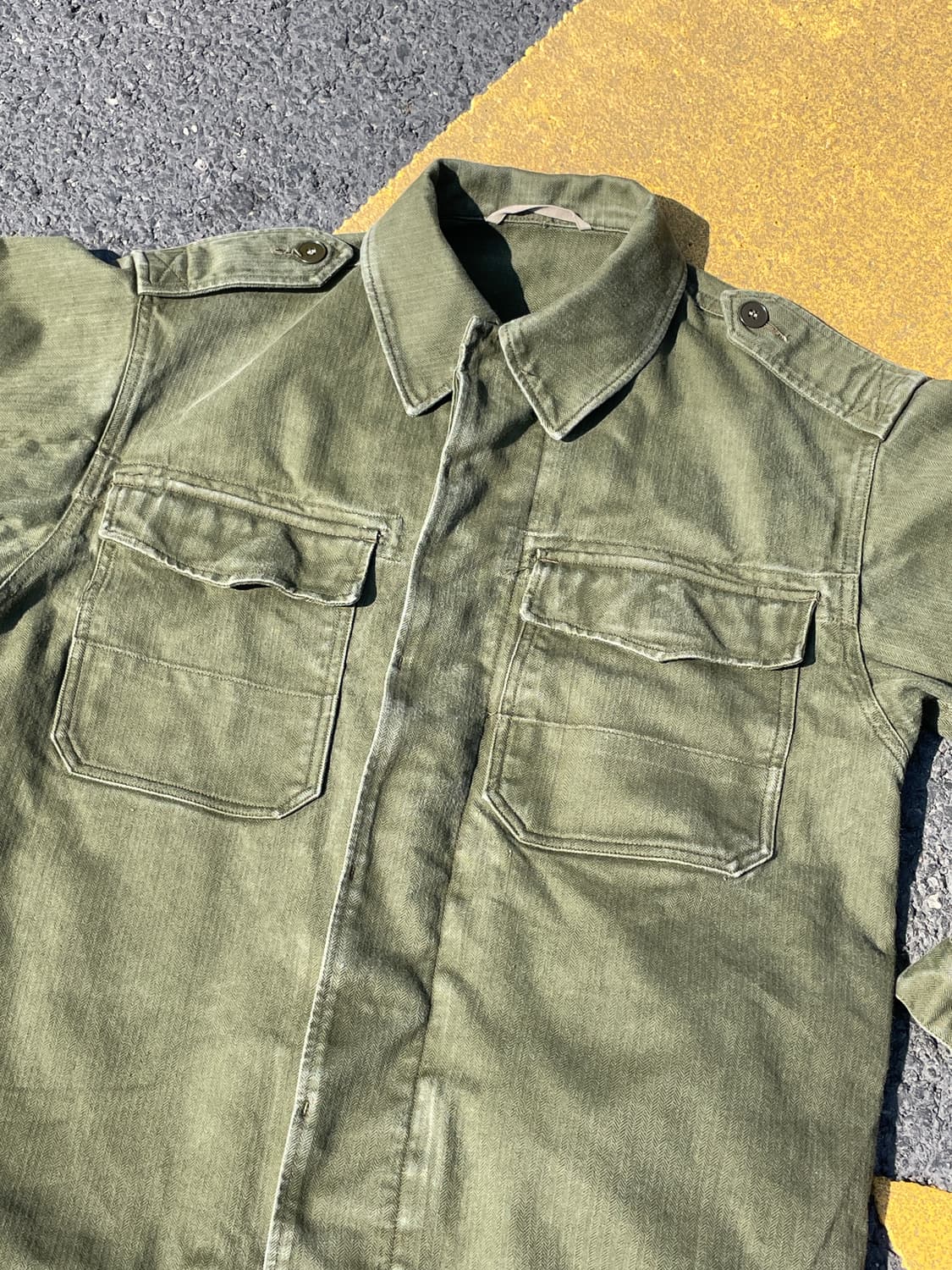 60's 독일군 HBT 필드셔츠 상품이미지7