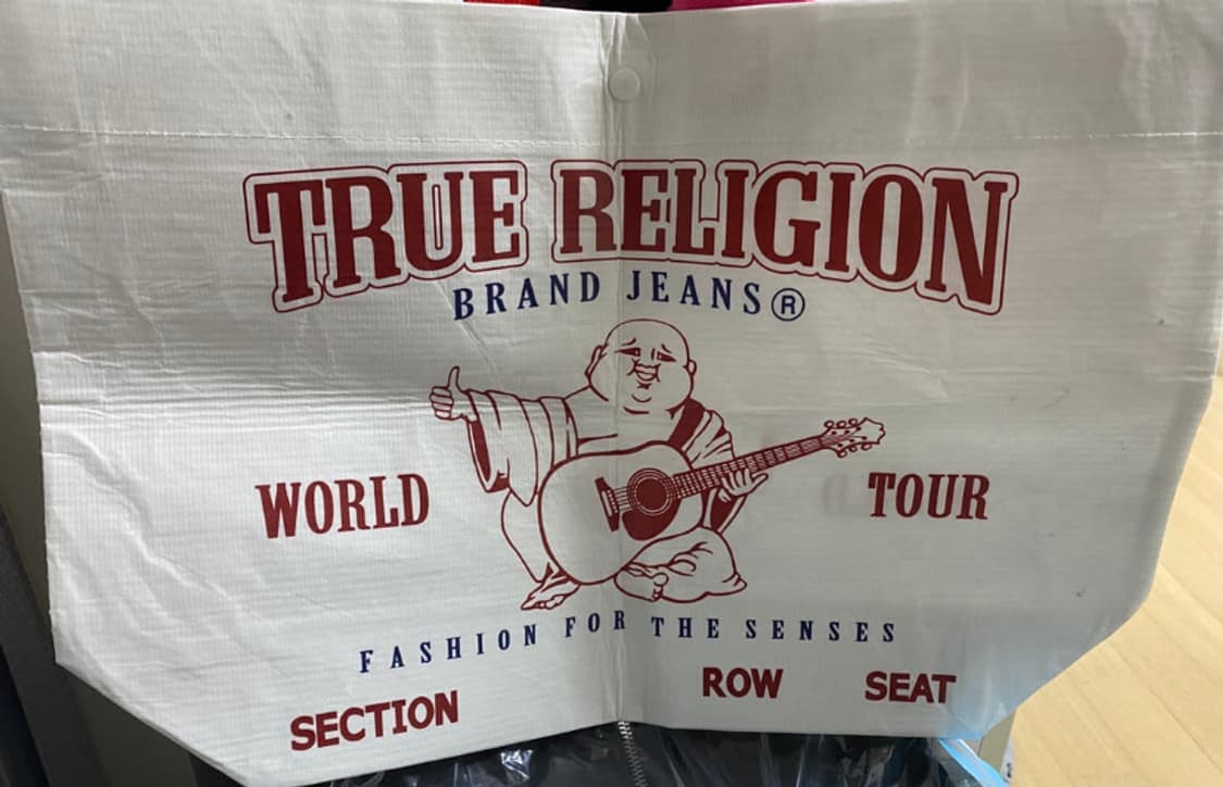 트루릴리젼 쇼핑백 흰색(새상품)(희귀템) 상품이미지1