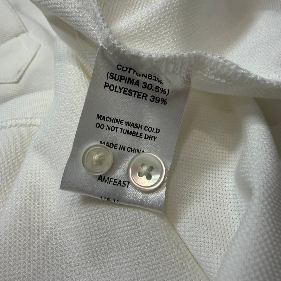 암피스트 오픈카라 티셔츠 상품이미지3