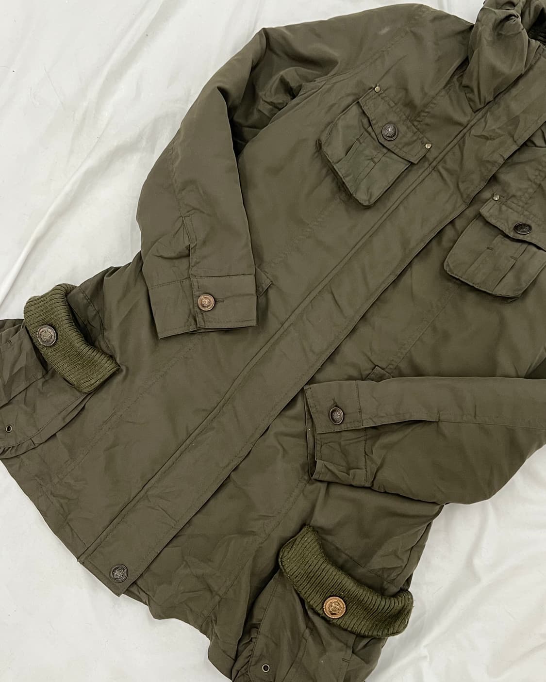 빈티지 포켓 디테일 벨티트 야상 자켓 상품이미지6