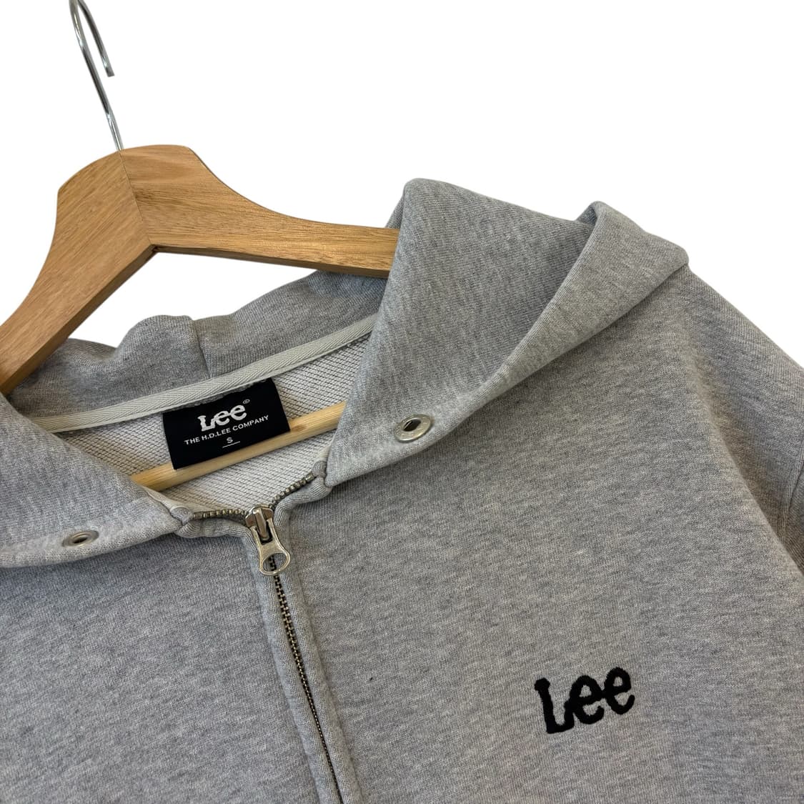 Lee 후드 집업 그레이 S 상품이미지3